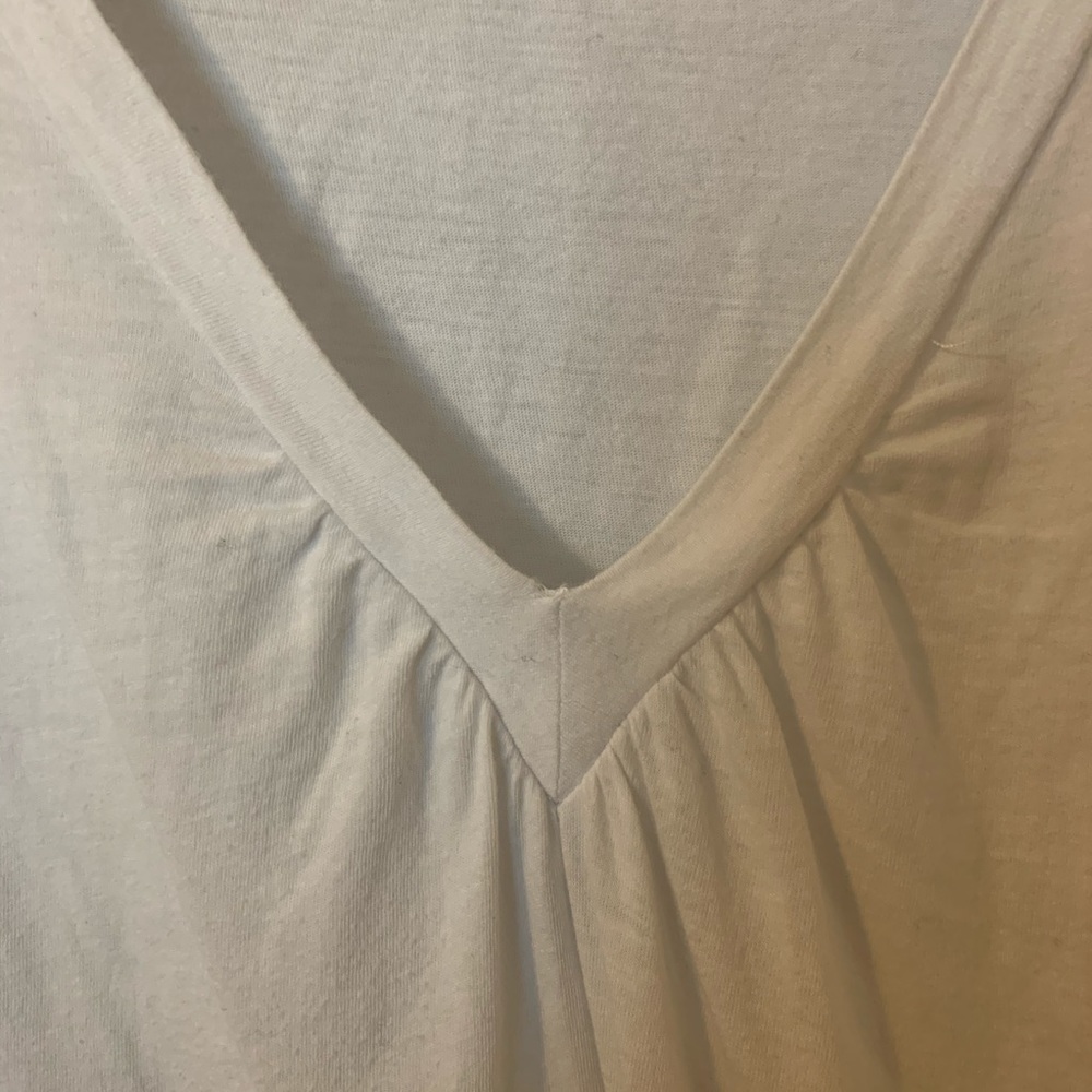 Fashion Bug Vneck Blouse with Sheer Bottom Sequins - Picture 3 of 8